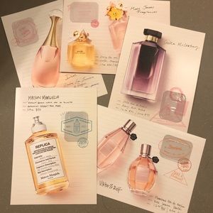 Lot of 5 High End Perfume Samples